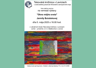Výstava výtvarných prác Jarmily Bulušekovej
